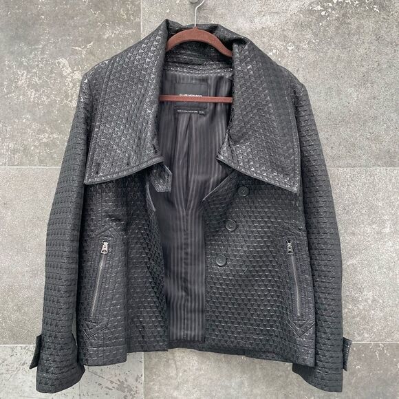 COPY - Club Mónaco bikers jacket Not leather. - Picture 1 of 7